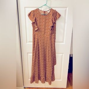 Bohme ankle length mauve dress in size medium
